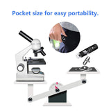 Wireless Digital Microscope, Skybasic 50X to 1000X WiFi Handheld Zoom Magnification Endoscope Camera Magnifier 1080P FHD 2.0 MP 8 LED