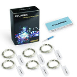 Fairy String Lights, 12 Pack Blue Fairy Lights Battery Operated, 3.3ft 20 LEDs Halloween Lights
