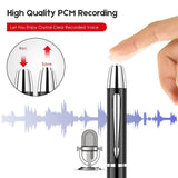 RECJOY 16GB Digital Voice Activated Recorder for Lectures Meetings,Metal Recording Device