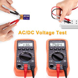 Crenova MS8233D Auto-Ranging Digital Multimeter Home Measuring Tools with Backlight LCD Display