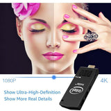 W5 Pro Mini PC Intel Atom Z8350 Windows 10 Computer Stick 4GB DDR 64GB eMMC Support 4K HD,Dual Band WiFi AC,BT 4.2