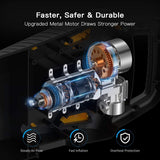 joyroom Portable Air Compressor Tire Inflator (CZK 3650) - 12V DC Car Tire Pump with Digital Pressure Gauge - 150 PSI, Bright Emergency Flashlight