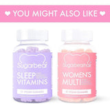 SugarBearHair Vitamins, Vegetarian Gummy Hair Vitamins with Biotin, Vitamin D, Vitamin B-12, Folic Acid, Vitamin A (1 Month Supply)