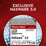 Western Digital Red 4TB NAS Hard Disk Drive - 5400 RPM Class SATA 6 Gb/s 64MB Cache 3.5 Inch - WD40EFRX
