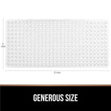 Gorilla Grip Original Patented Bath, Shower, Tub Mat, 35x16, Machine Washable, Antibacterial, BPA, Latex, Phthalate Free, XL Size Bathroom Mats, Blue