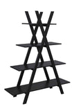 Convenience Concepts Oxford "A" Frame Bookshelf, Black