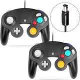 VOYEE Gamecube Controller - 2 Pack Classic Wired Controllers Gamepad for Nintendo Wii Gamecube (Black)