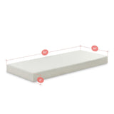 Zinus Memory Foam 6 Inch Green Tea Cot Size Mattress, Narrow Twin