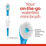 Colgate Max Fresh Wisp Disposable Mini Toothbrush, Peppermint - 24 Count (4 Pack)