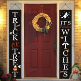 Trick or Treat & It's October Witches Halloween Signs