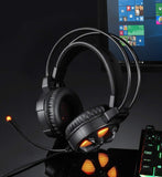 EasySMX Gaming Headset Xbox One Headset with Surround Sound Stereo, PS4 Headset with Mic & LED Light, Compatible with PC, Laptop, PS4, Xbox One