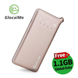 GlocalMe U2 4G Mobile Hotspot Global Wi-Fi with 1GB Global Initial Data, SIM Free, Gold