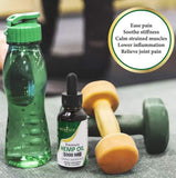 (2-Pack) Hemp Oil Extract for Pain & Stress Relief - 1000mg of Organic Hemp Extract - Grown & Made in USA - 100% Natural Hemp Drops