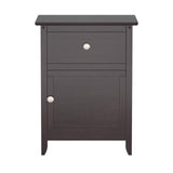 Winsome 92815 Eugene Accent Table, 18.9 inches, Espresso
