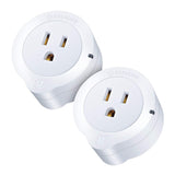 Etekcity Smart Plug, Works with Alexa, Google Home and IFTTT, WiFi Energy Monitoring Mini Outlet with Timer (2-Pack), No Hub Required, ETL , White