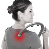 LiBa Back and Neck Massager for Trigger Point Fibromyalgia Pain Relief and Self Massage Hook Cane Therapy