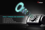 eRapta ERT01 2nd Generation Car Rear View Reversing Backup Camera Automotive with 149°Perfect View Angle 8 LED Lights Night Vision 9 Level Waterproof
