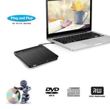 [Updated Version]Cocopa External CD DVD Drive USB 3.0 Portable CD DVD +/-RW Drive Slim DVD/CD Rom Rewriter Burner Writer, High Speed Data Transfer