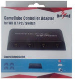 Mayflash GameCube Controller Adapter for Wii U, PC USB and Switch, 4 Port