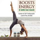 Garden of Life Meal Replacement Chocolate Powder, 28 Servings, Organic Raw Plant Based Protein Powder, Vegan, Gluten-Free