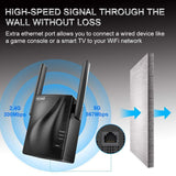 WiFi Range Extender - 1200Mbps WiFi Repeater Wireless Signal Booster, 2.4 & 5GHz Dual Band WiFi Extender