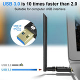 USB Wifi Adapter 1200Mbps TECHKEY USB 3.0 Wifi Dongle 802.11 ac Wireless Network Adapter