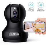 Pet Camera, Lefun 1080P Wireless Security Camera with Sound Detect Motion Tracking Two Way Audio Updated Cloud Surveillance Camera Supports 2.4G WiFi