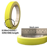 GreyParrot Tape UV Blacklight Reactive, (6 Pack), (6 Colors), 33ft Per Roll, Fluorescent Cloth Tape