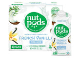 nutpods French Vanilla, Unsweetened Dairy-Free Liquid Coffee Creamer Made From Almonds and Coconuts (4-pack)