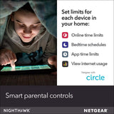 NETGEAR Nighthawk X6S Smart WiFi Router (R8000P) - AC4000 Tri-Band Wireless Speed (up to 4000 Mbps)
