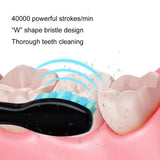 Electric Toothbrush Clean as Dentist Rechargeable Sonic Toothbrush with Smart Timer 4 Hours Charge Minimum 30 Days Use 5 Optional Modes Whitening