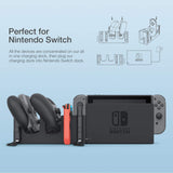 Bestand Switch Charging Dock Station 4 in 1 for Nintendo Switch Joy-Con Controllers & Nintendo Switch Pro Controller