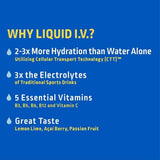 Liquid I.V. Hydration Multiplier, Electrolyte Powder, Easy Open Packets, Supplement Drink Mix (Acai Berry) (16)