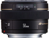 Canon EF 50mm f/1.4 USM Standard & Medium Telephoto Lens for Canon SLR Cameras - Fixed