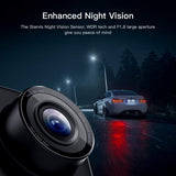 APEMAN Mini Dash Cam 1080P Full HD Dash Camera for Cars Recorder Super Night Vision, 170° Wide Angle, Motion Detection, Parking Monitoring, G-Sensor