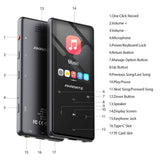 MP3 Player, 16GB Player with Bluetooth 4.2, Music Player with FM Radio, One Click Recording