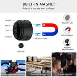 Mini Spy Camera WiFi Small Wireless Hidden Video Camera Full HD 1080P Audio Night Version Motion Sensor Support SD Card for iPhone Android