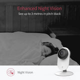 YI 4pc Home Camera, 1080p Wi-Fi IP Security Surveillance Smart System with 24/7 Emergency Response, Night Vision, Baby Monitor on iOS, Android App