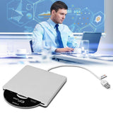 VersionTECH. USB Ultra Slim External DVD Drive Burner Optical Drive CD+/-RW DVD +/-RW Superdrive Disc Duplicator Compatible with Mac and laptop