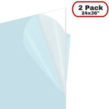 Icona Bay PET Replacement for Picture Frame Glass (24 x 36, 2 Pack) PET is Ideal Replacement Glass Material, Avoid Glass Shattering