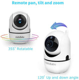 Baby Monitor with Remote Pan-Tilt-Zoom Camera and 3.2'' LCD Screen