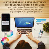USB Flash Drive for iPhone_ E&jing iPhone Flash Drive 128GB iPhone External Storage USB 3.0 photostick Mobile