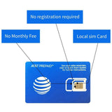 AT&T Prepaid Sim Card-Unlimited Talk, Text, and Data in USA Canada Mexico