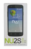 NUU Mobile NU2S 4.5" qHD Android Lollipop 4G Smartphone (Black)