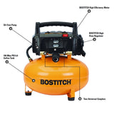 Bostitch BTFP02012 6 Gallon 150 PSI Oil-Free Compressor