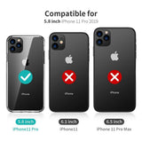 iPhone 11 Pro Case Clear 2019 5.8 inch FLOVEME PC TPU Ultra Hybrid Comfort-grip Cell Phone Cases