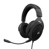 CORSAIR HS50 - Stereo Gaming Headset - Discord Certified Headphones - Works with PC, Mac, Xbox One, PS4, Nintendo Switch, iOS and Android – Carbon