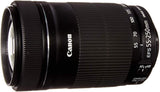 Canon EF-S 55-250mm F4-5.6 is STM Lens for Canon SLR Cameras (Renewed)