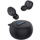 True Wireless Earbuds, BEBEN 5H Continuous 25H Cyclic Playtime IP68 Waterproof 5.0 Wireless Bluetooth Earbuds with Wireless Charging Case