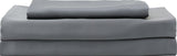 HotelSheetsDirect 100% Bamboo Bed Sheet Set, Cooling Sheets, Moisture Wicking, Great for Hot Sleepers, Softer Than Silk (Twin, Dark Gray)